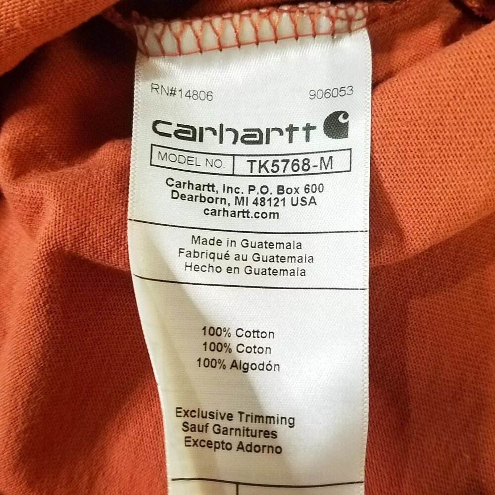 Carhartt Relaxed Fit Heavyweight Texas T-Shirt Mens Size XL - Picture 4 of 4